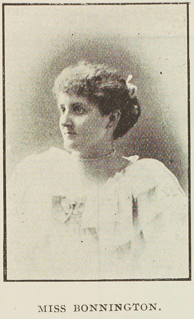 Miss Bonnington, 1895