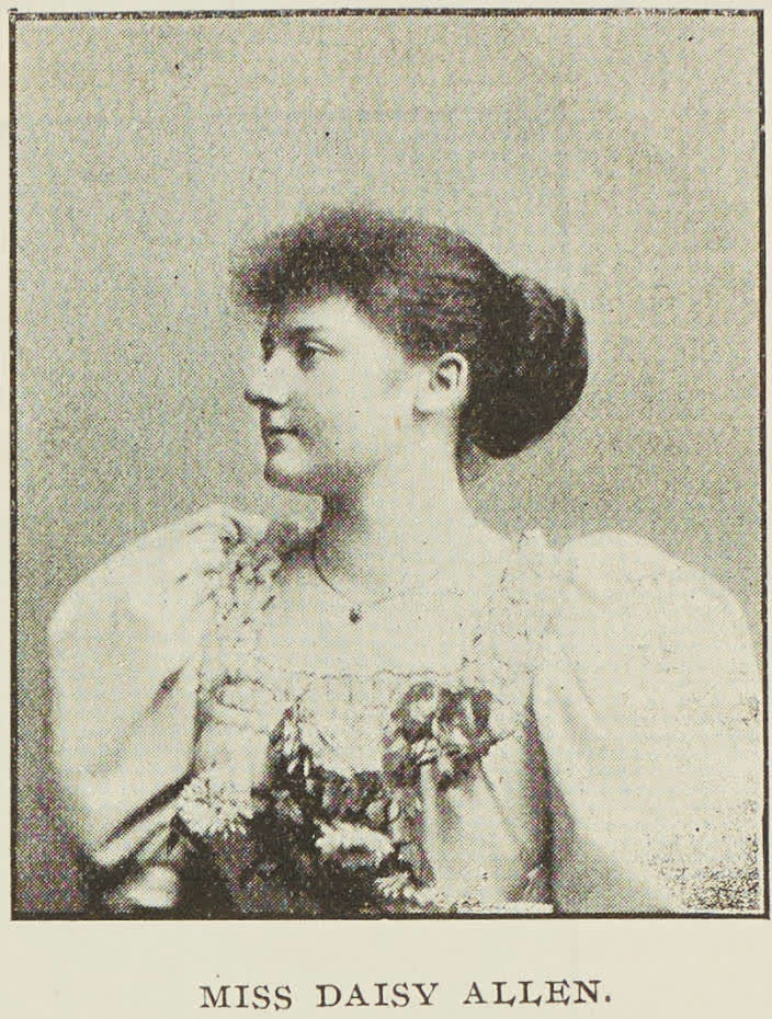 Miss Daisy Allen, 1895