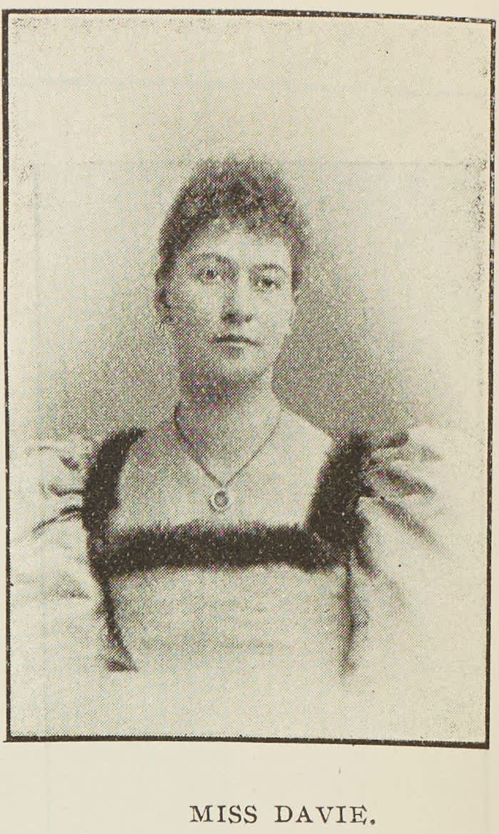 Miss Davie, 1895