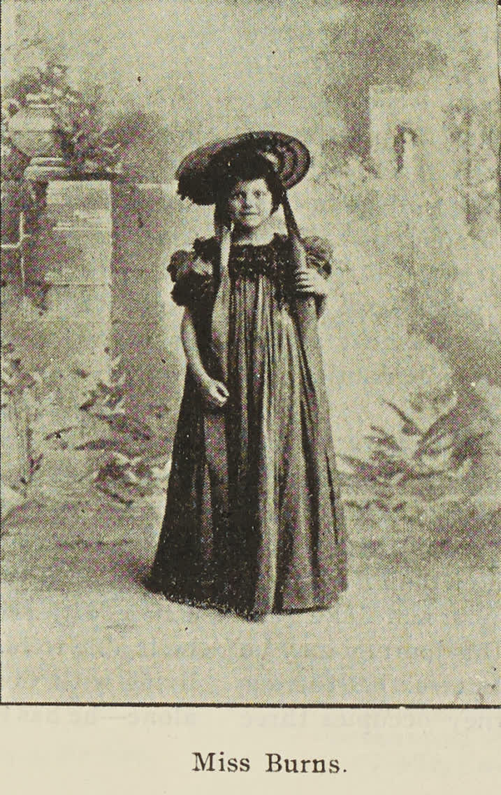 Miss Burns, 1895