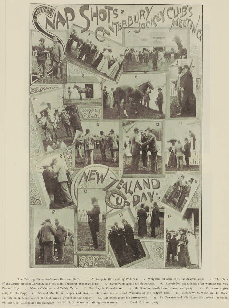 Snapshots at Canterbury Jockey Club's Meeting, 1895
