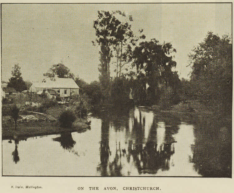 On the Avon, Christchurch, 1895