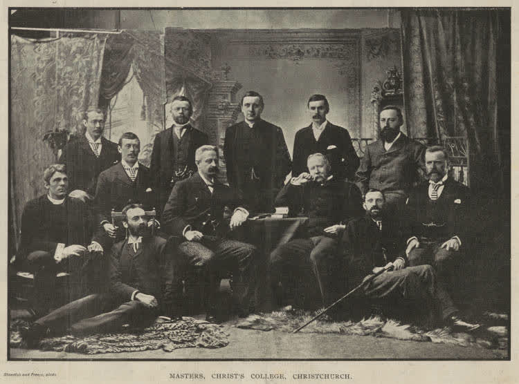 Masters, Christ's College, Christchurch, 1896
