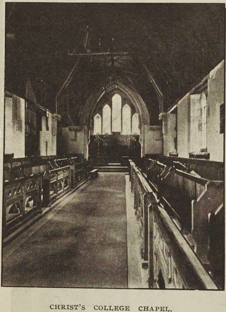 Christ's College Chapel, 1896