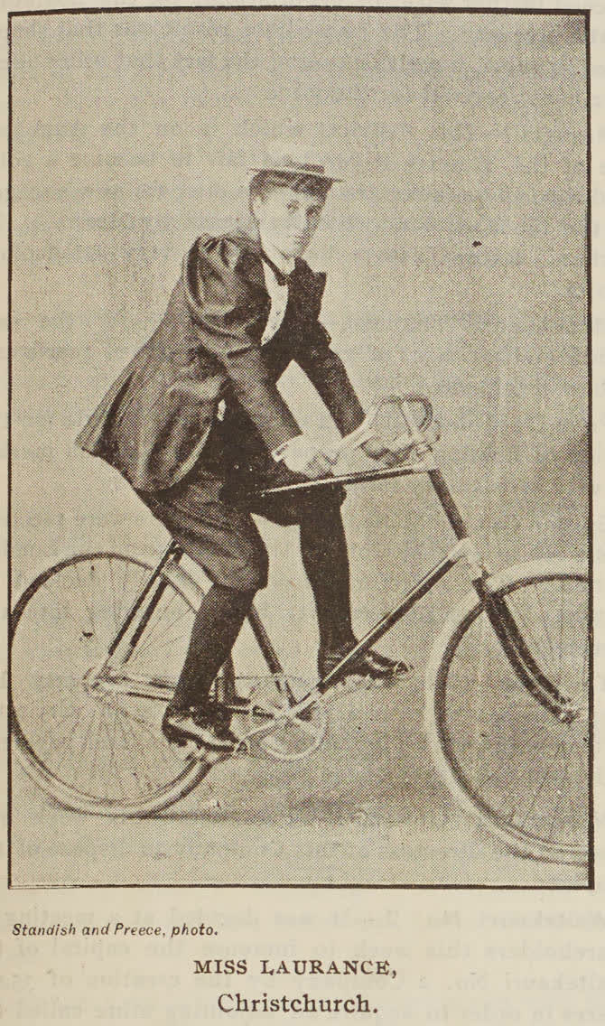 Miss Laurance, Christchurch, 1896