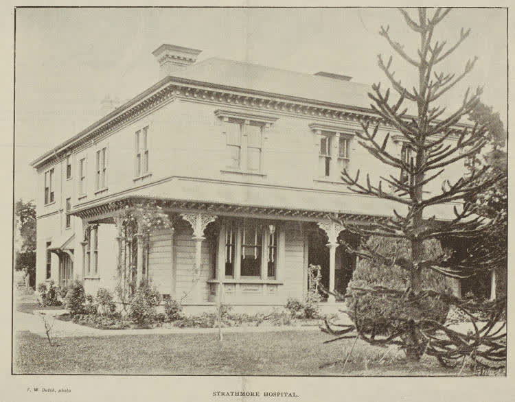 Strathmore Hospital, 1896