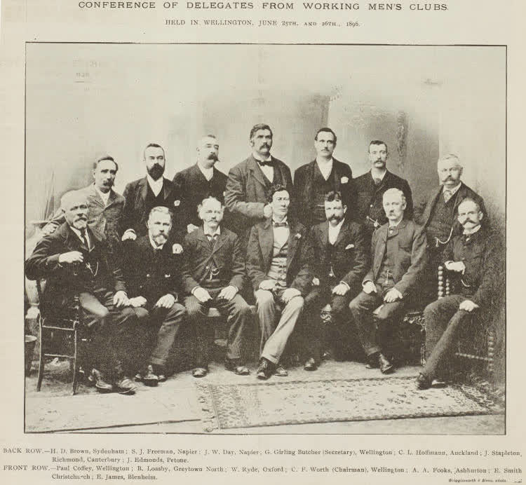 Conference of delegates from Working Men's Clubs, 1896
