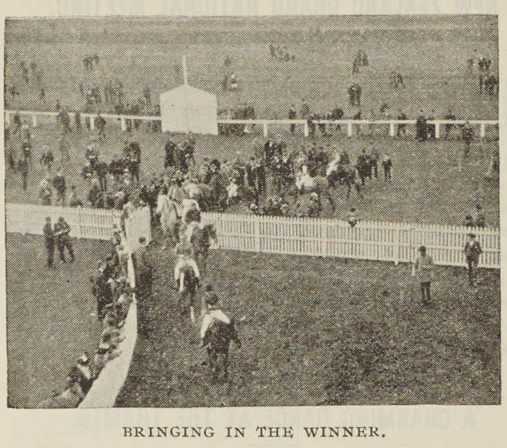 Bringing in the winner, 1896