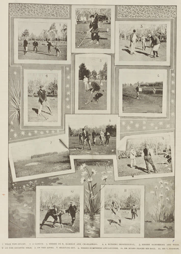 Golf championship tournament, Hagley Park Links, Christchurch, 1896