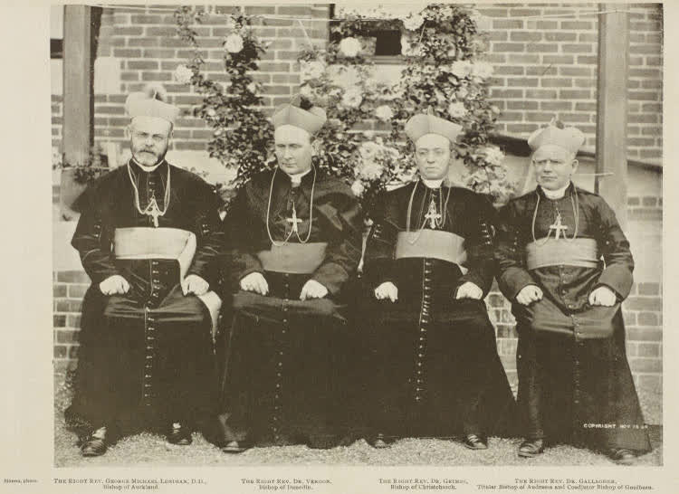 The Bishops of Auckland, Dunedin, Christchurch, and of Andrassa, 1896