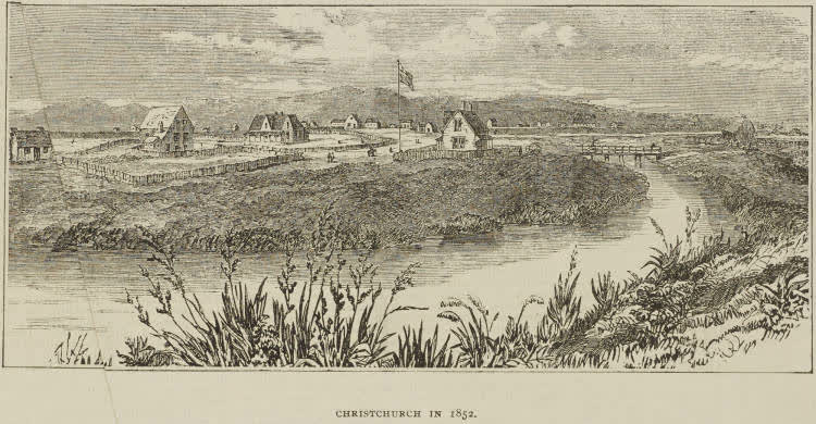 Christchurch in 1852, 1897