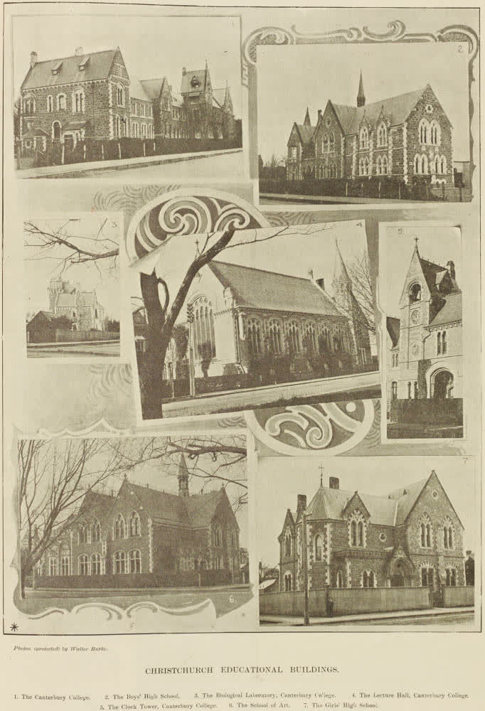Christchurch educational buildings, 1898