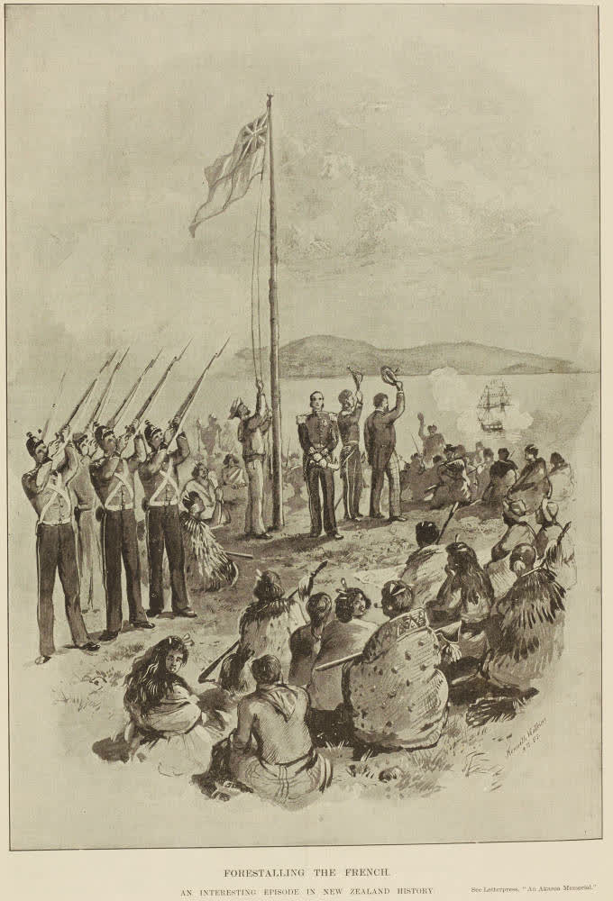 Forestalling the French, an interesting episode in New Zealand history, 1898