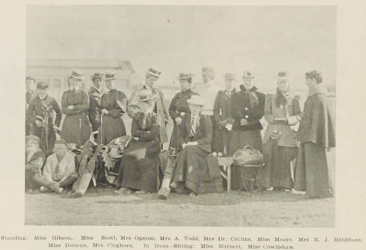 Golf championship meeting at Wellington, 1899