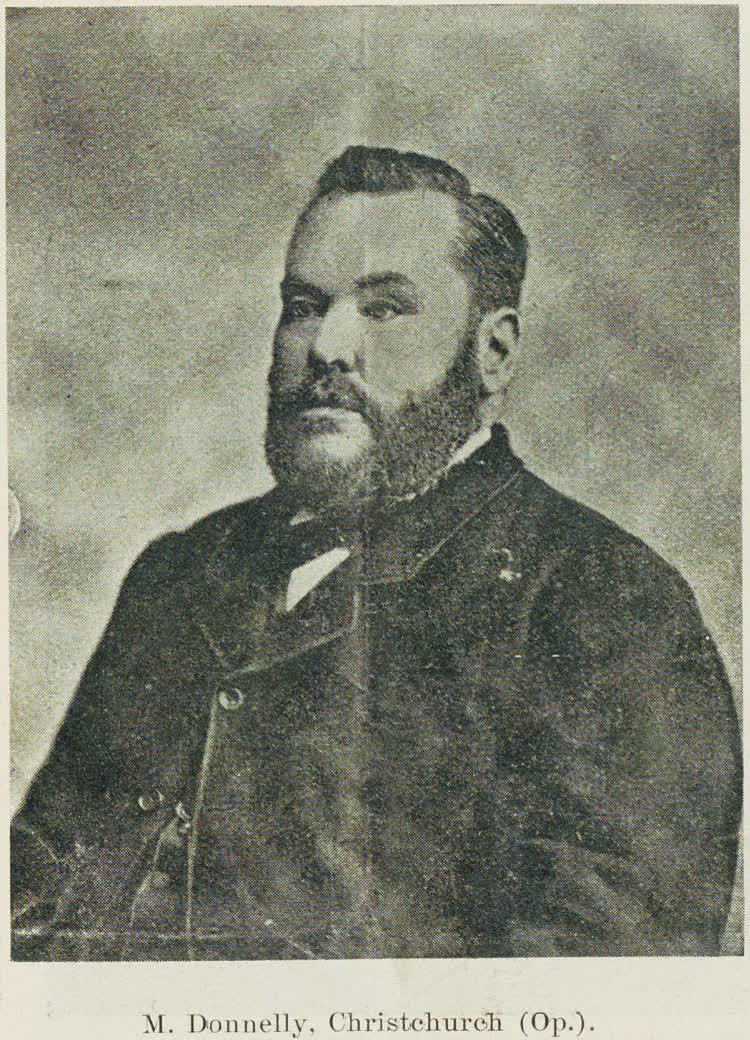 M. Donnelly, Christchurch (Op.), 1899