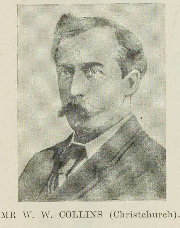 Mr W. W. Collins, Christchurch, 1899