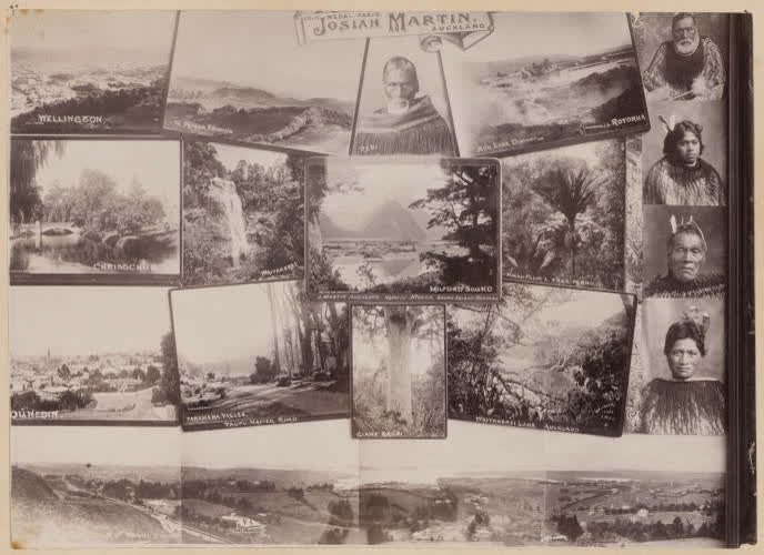 Montage of Josiah Martin photographs, 1890