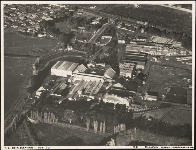 Islington Freezing Works, Christchurch, 1950, 1950
