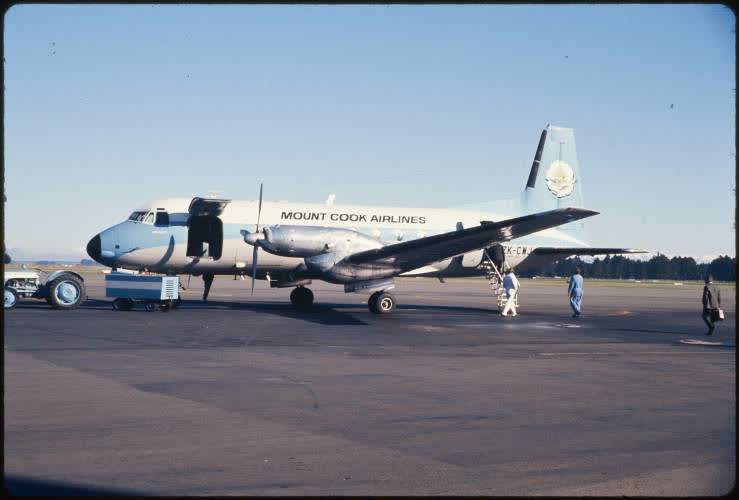 Mount Cook Airlines, Christchurch, 1972, 1970