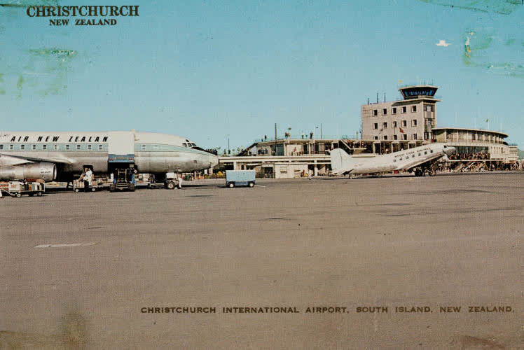 Christchurch International Airport, 1960