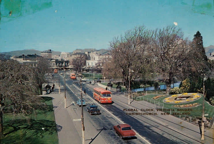 Victoria Street, Christchurch, 1960