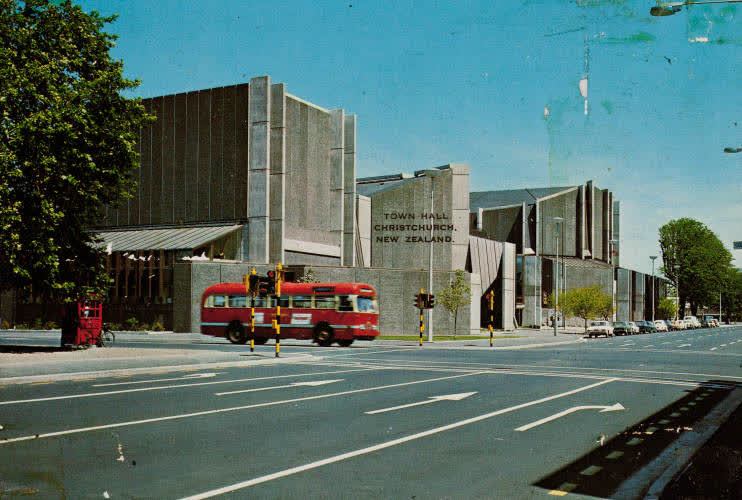 Christchurch Town Hall, 1970