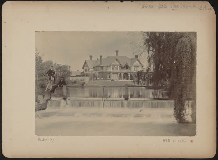 Boys at Mona Vale Christchurch, 1900