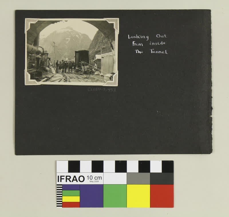 Photograph: Looking Out from Inside the Tunnel, 1937