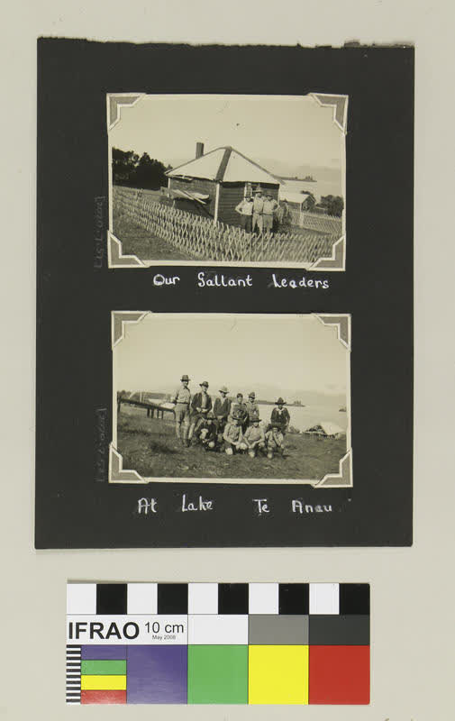 Photograph: At Lake Te Anau, 1937
