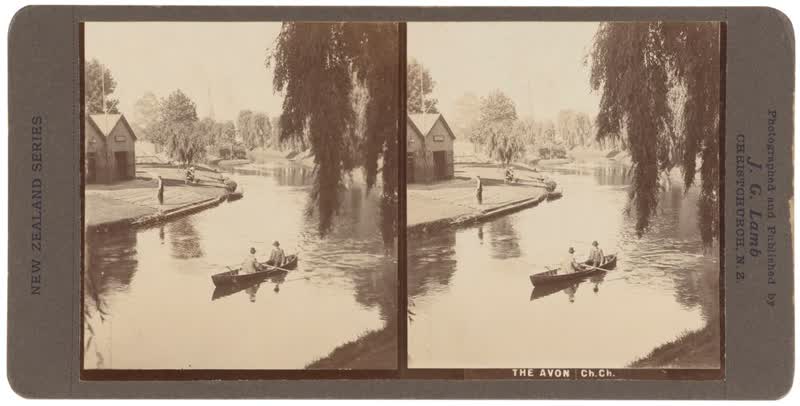 The Avon, Christchurch, 1900