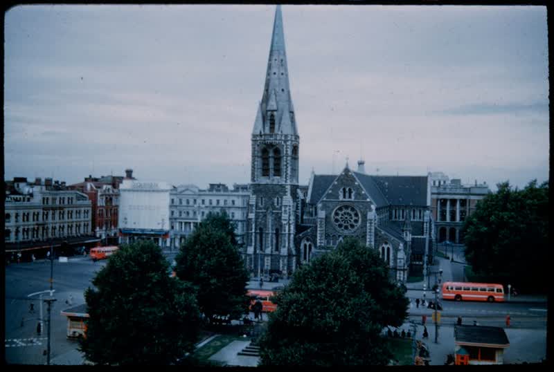 Cathedral Square, Christchurch, 1959