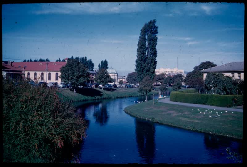Christchurch, The Avon downstm. from Colombo Street bridge, 1959