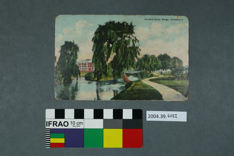 Postcard: Hereford Street Bridge, 1913