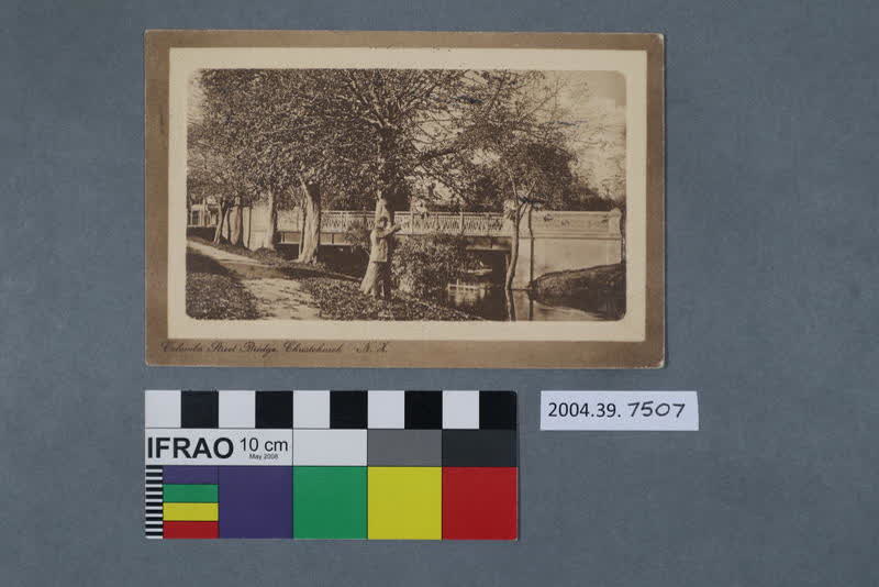 Postcard: Colombo Street Bridge, 1912