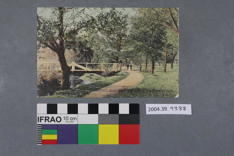 Postcard: River Avon Hagley Park, 1912