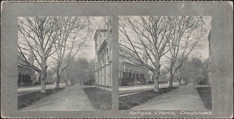 Antigua Church, Christchurch, 1900