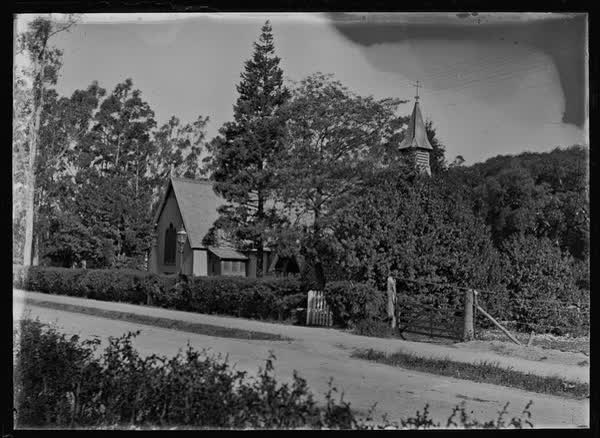 Exterior of St Barnabas Church, 1900
