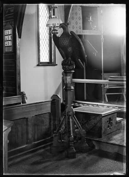 Lectern in St Barnabas Church, 1900