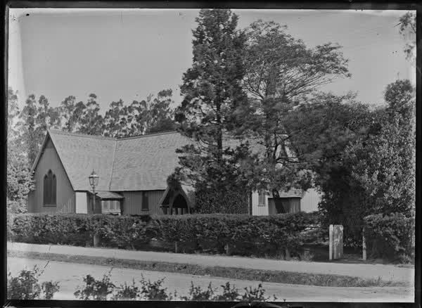 Exterior of St Barnabas Church, 1900