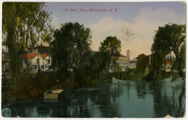 The River Avon, Christchurch, N.Z., 1900