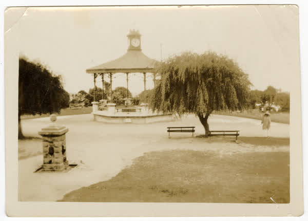 Band Rotunda at Caroline Bay, 1910