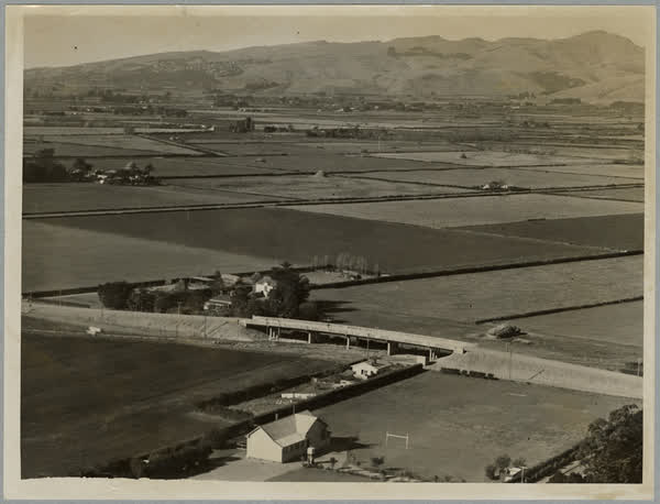 Prebbleton railway overbridge, 1942