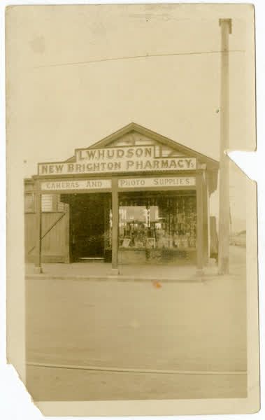 Hudson's Chemist, New Brighton, 1920
