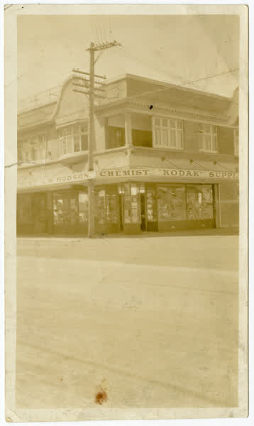Hudson's Chemist, New Brighton, 1920