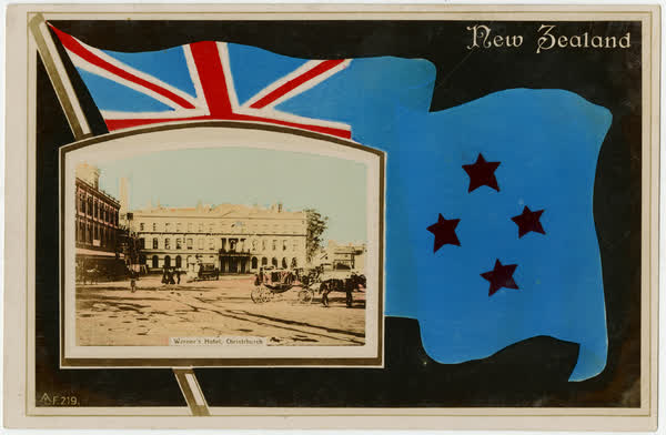 Postcard from the 1906 New Zealand International Exhibition, 1900