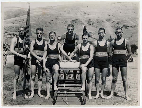 Life Saving Team at Taylor's Mistake, 1930