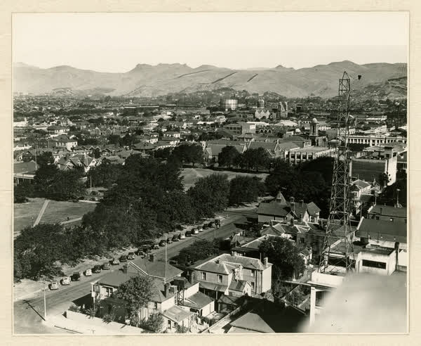 South east view from the destructor chimney, 1939