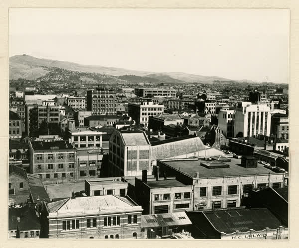 South west from the top of destructor chimney, 1939