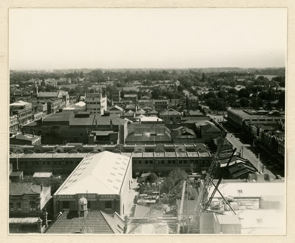 West from the top of destructor chimney, 1939