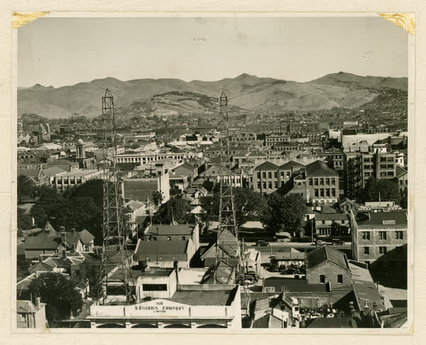 South from the top of destructor chimney, 1939
